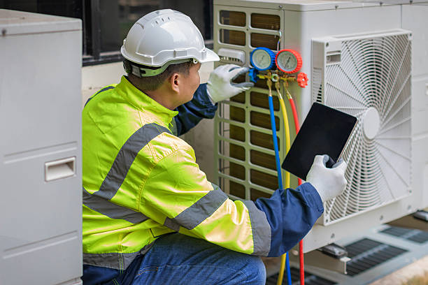 Professional Air Duct Cleaning technician working in Anaconda, MT